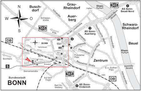 Anfahrtskarten zur Wiehlp&uuml;tz GmbH (Schleife)